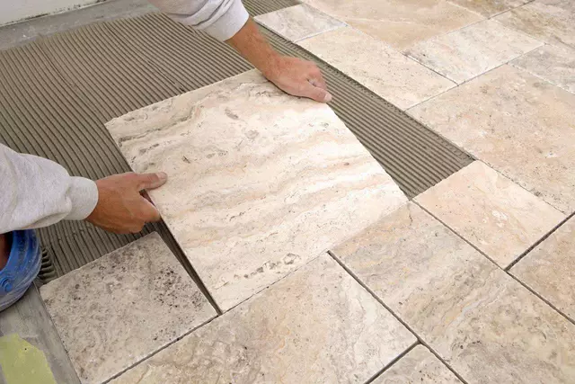 Marble Floor Installation